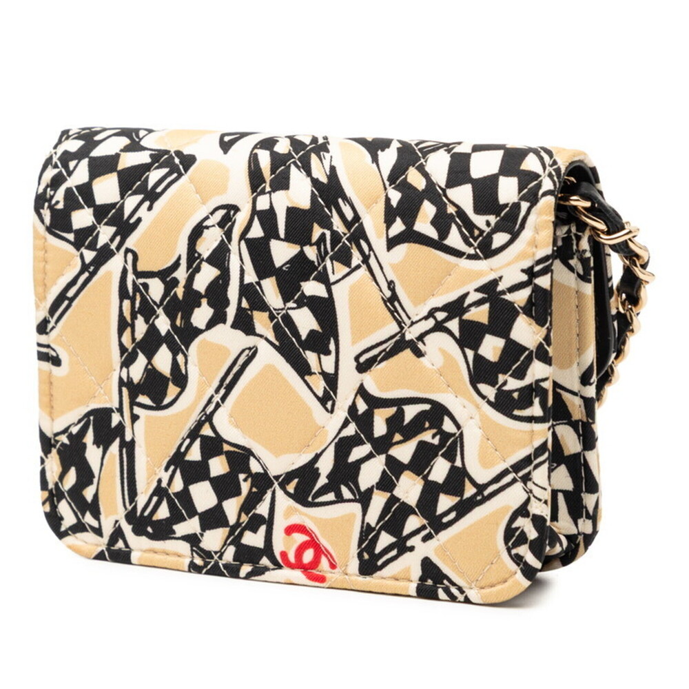 CHANEL Cream Leather Logo Shoulder Bag - Picture 2 of 8